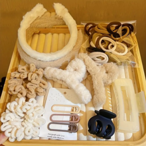 31 Pcs Hair Accessories Set Hair Claw Clips Hair Side Clips Hair Ring Hair Hoop Set Simple Style Hair Accessories For Women