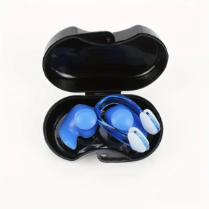 Waterproof Reusable Swimming Ear Plugs and Nose Protector Clip for Swimming Surfing Snorkeling Showering Bathing Suitable for Adult and Kids