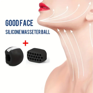 Jawline and Mandibular Line Exerciser Ball for Men & Women Applicable to All Levels of Users 2PCS