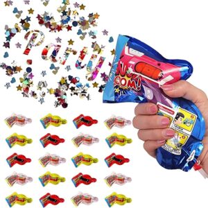 Inflatable Fireworks Gun 10PCS Party Toys Confetti Fireworks Handheld Confetti Poppers Multicolor with Novelty Design Party Supplies for New Year, Birthday, Wedding, Graduation