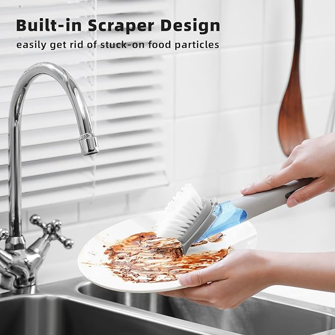 Long Handle Dishwashing Brush Set - Image 3