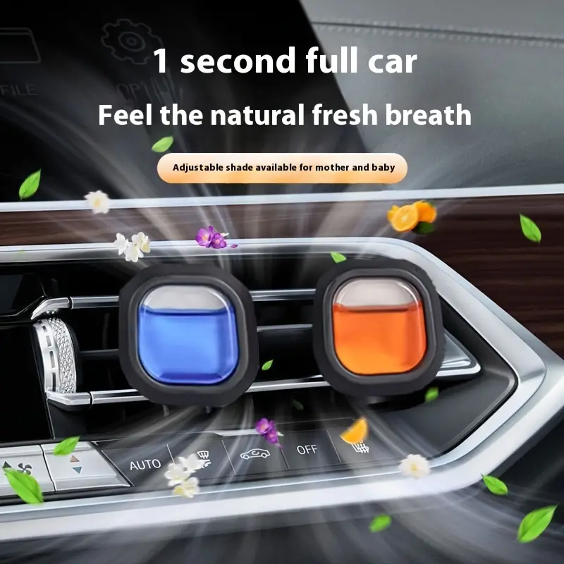 30-Day Long-Lasting Car Air Freshener Vent Clip - Essential Oil Scented Odor Eliminator, 0.14 oz Each, Non-Toxic Fragrance Source for Fresh Car Smell - Image 5