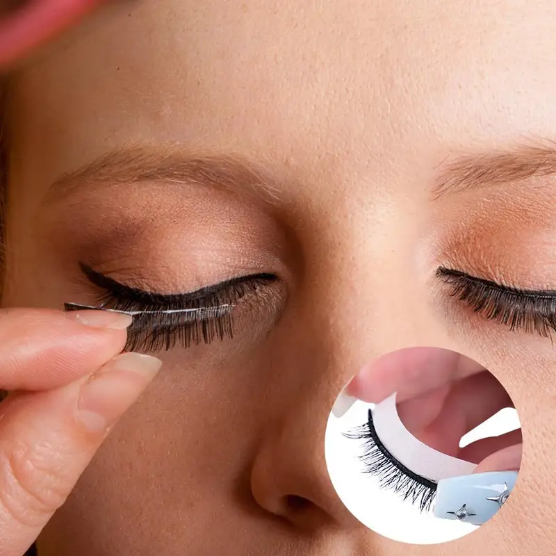 40 Pieces Self Adhesive Lash Strips for Fake Eyelashes No Glue Apply Self Adhesive Eyeliner Lashes Strips Waterproof Natural Look - Image 7