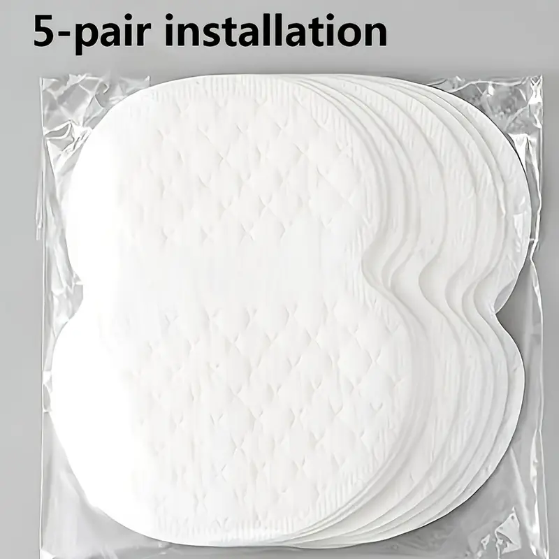 50-Piece Underarm Deodorant Absorb Sweat Pad Set White - Image 3