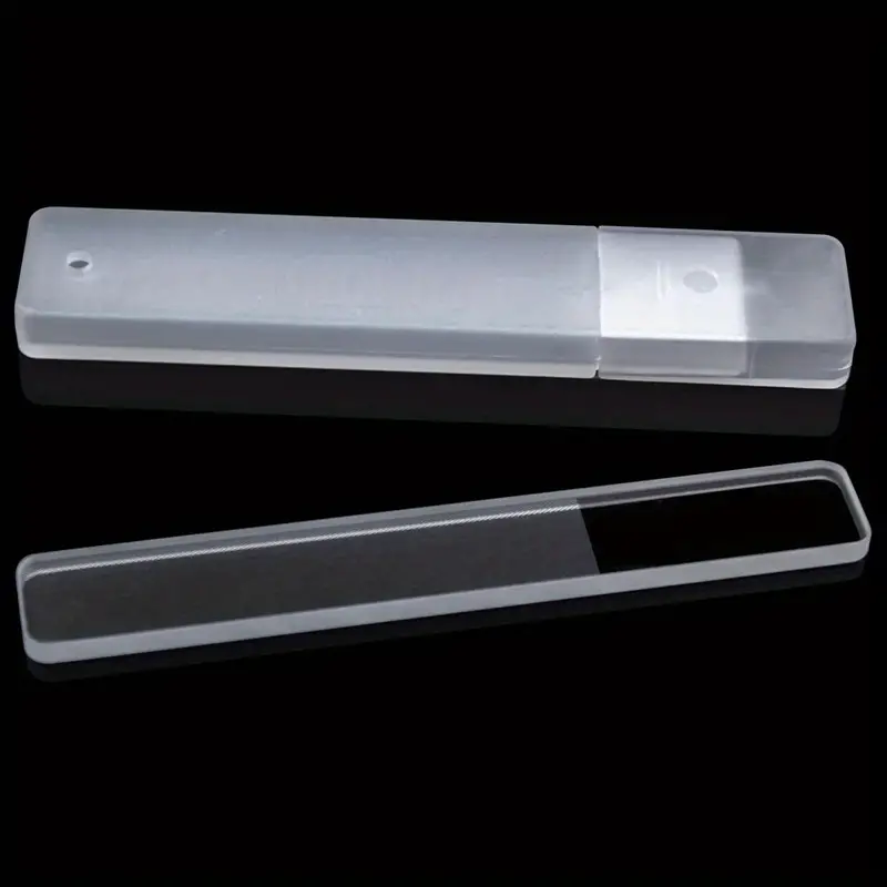 3pcs Glass Nail Files for Natural Nails (Buffing) with case, Nano Crystal Nail Filer Professional Washable Reusable for Nail Art, Manicure Tools Kit for Acrylic Nail Care, Gift for Women and Girls - Image 2
