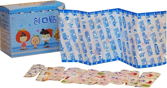 Cartoon Bandages 120Pcs Adhesive Bandages Disposable Waterproof Transparent Animals Stickers for Kids - Image 2