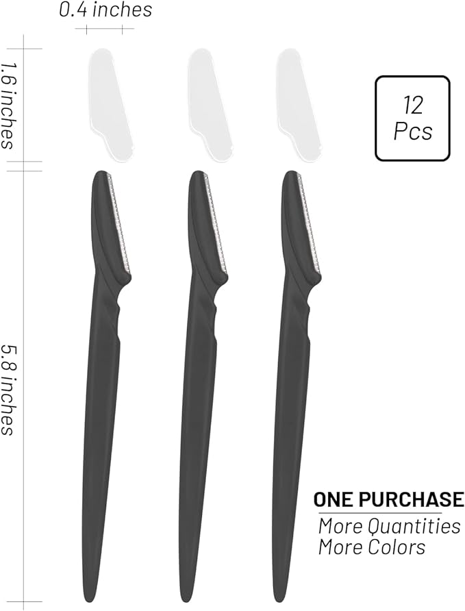 12PCS Eyebrow Razor for Women Face Multipurpose - Image 4