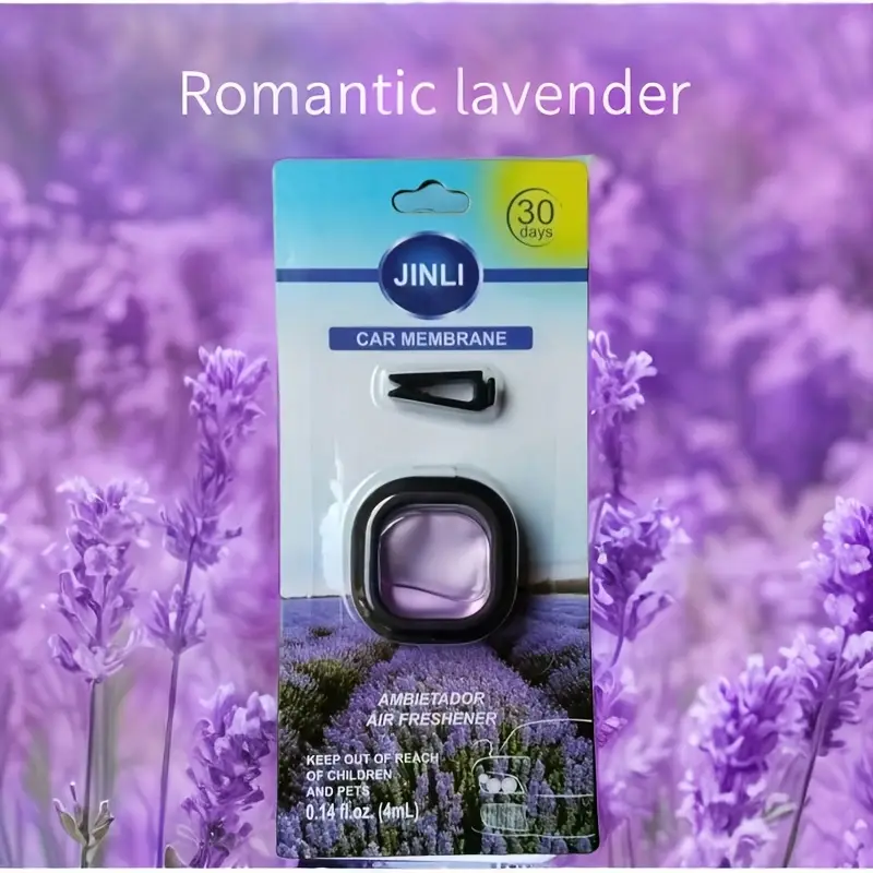 30-Day Long-Lasting Car Air Freshener Vent Clip - Essential Oil Scented Odor Eliminator, 0.14 oz Each, Non-Toxic Fragrance Source for Fresh Car Smell